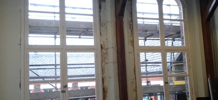 Bespoke windows – University Liverpool .Replacement of grade 2 listed window frames to mach existing